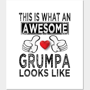 this is what an awesome grumpa looks like Posters and Art